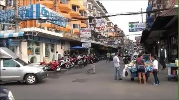 Pattaya beach road in thailand vídeo pornô