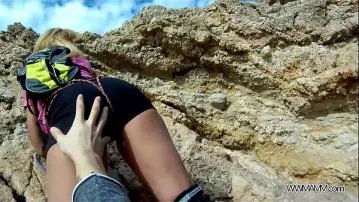 Experiência de escalada no mar do instrutor do myfirstpublic vídeo pornô